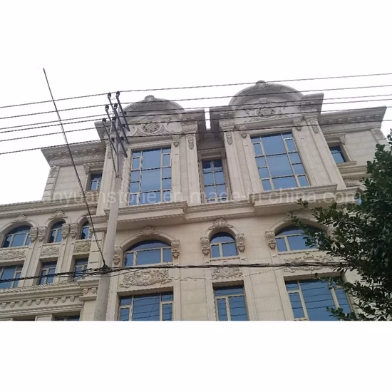 White Limestone Trim Crown Moulding/Corner Moulding/Cornice for Wall and Door Decoration
