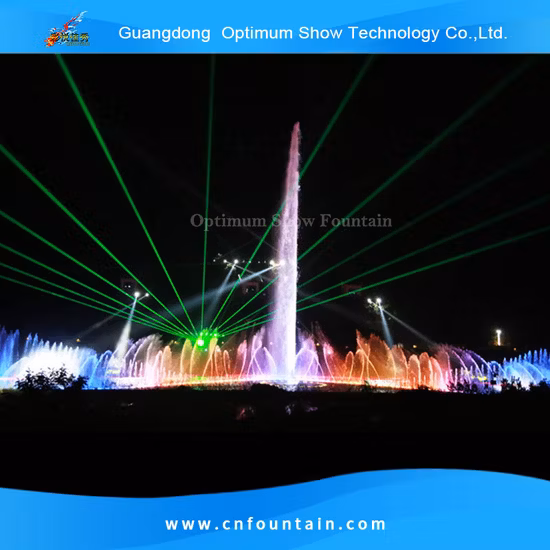 Modern Design Outdoor Garden Water Fountains 3D Nozzles Dancing Music Fountains Outdoor for Pool