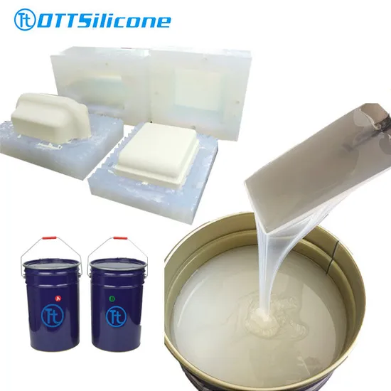 15 Shore a with 3% Free Catalyst RTV2 Molding Silicone Rubber for Central Pediment Mold