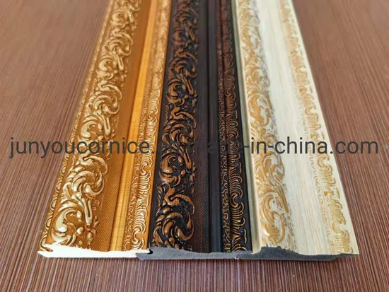 Decorative Ceiling Door Window Cornices Decorative PS Plastic Polyurethane Frame Moulding Ceiling Molding Cornice