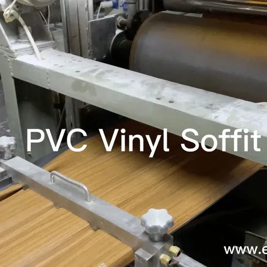 PVC Solid Soffit U Groove 30cm 300mm Wide Poland Mould 