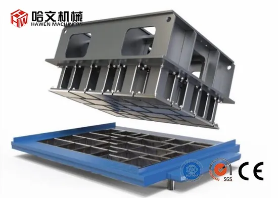 Concrete Solid Brick Curbstone Interlock Block Mold 