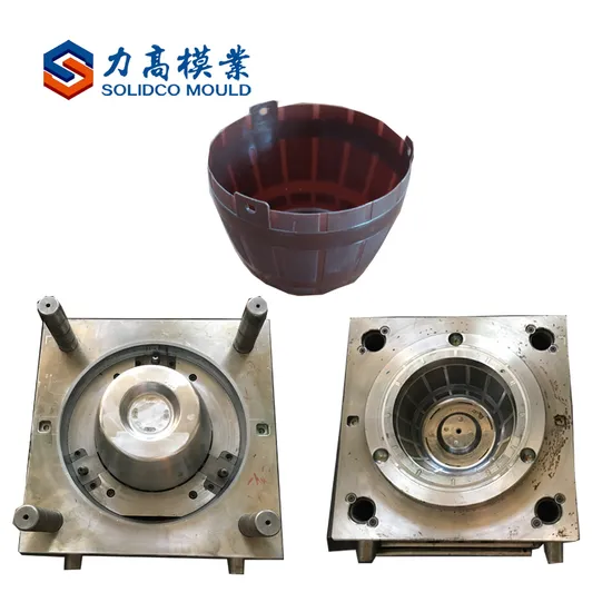 Flower Pot with Pallet, Garden Plant Pot Home Decoration Mould 