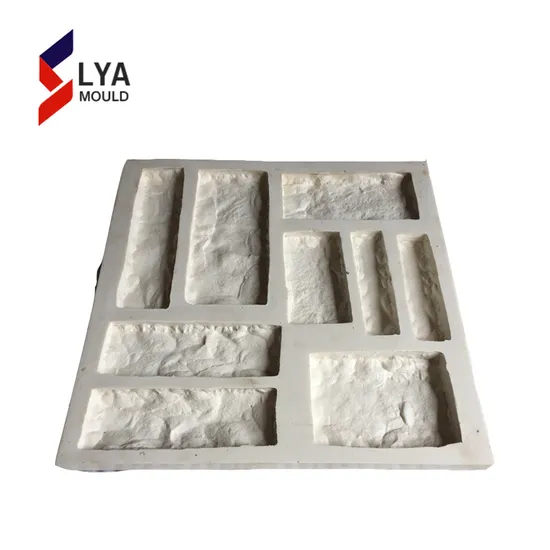 House Decoration Artificial Rubber Veneer Stone Molds 