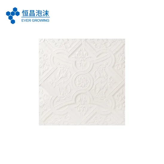 Ceiling Tiles EPS Expanded Polystyrene Foam Ceiling Tile Cornices 
