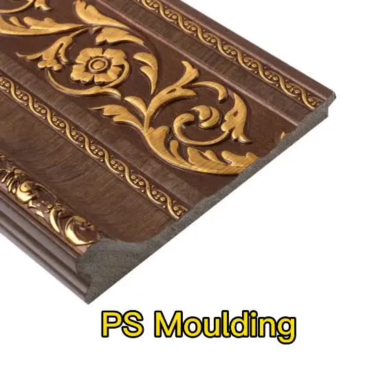 Best Quality Artistic Polystyrene Decorative Carved Curtain Line Ceiling Cornice for Interior Accessories 