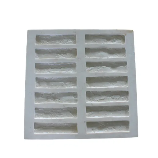 Concrete Stone Veneer Panel Rubber Artificial Wall Mold 