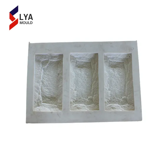 Durable Soft Silicone Artificial Wall Decorative Culture Stone Molds 