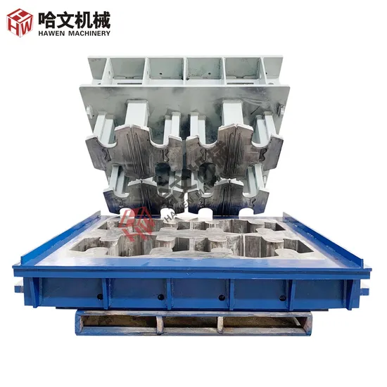 Cement Brick Concrete Hollow Block Making Machine Paver Curbstone Hourdi Block Mould 