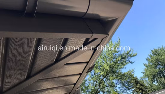 PVC Soffit Wooden Color Eave Panel for Outdoor Usage